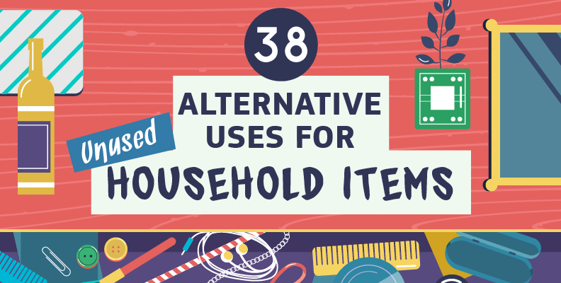 38 Alternative Uses for Unused Household Items