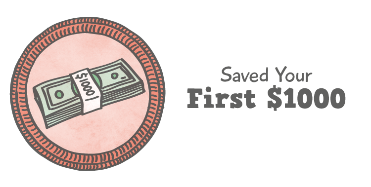 saved money badge