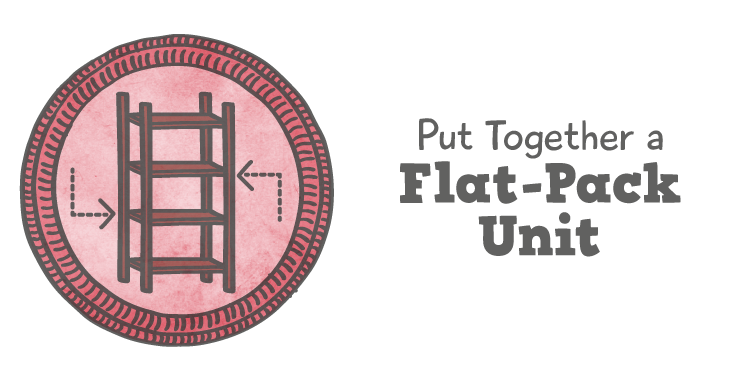 flat-pack unit badge