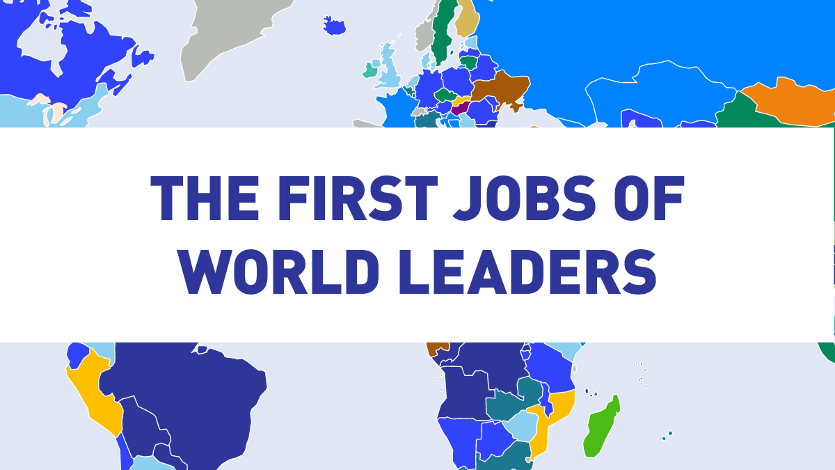 The First Jobs of World Leaders